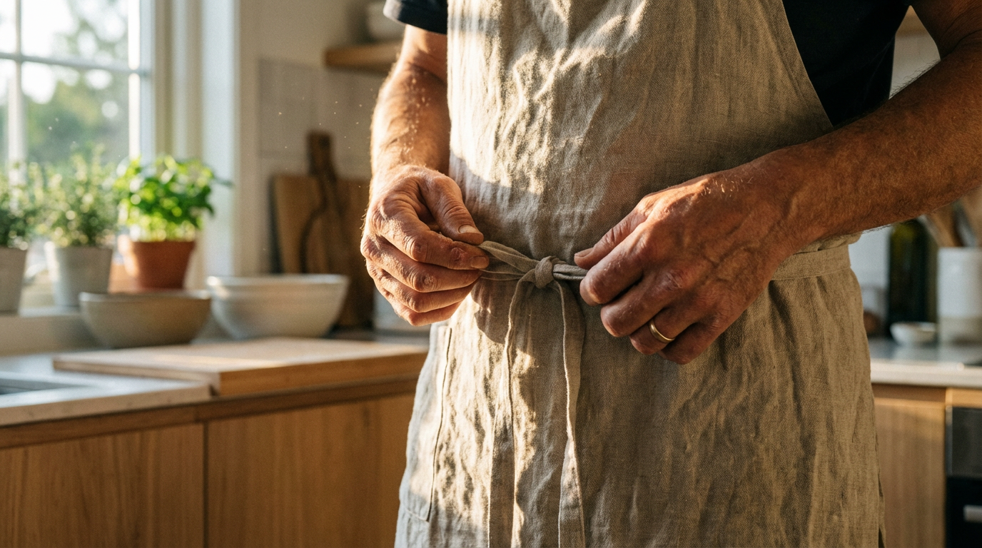 A single, imperfect heirloom ingredient illuminated by a spotlight